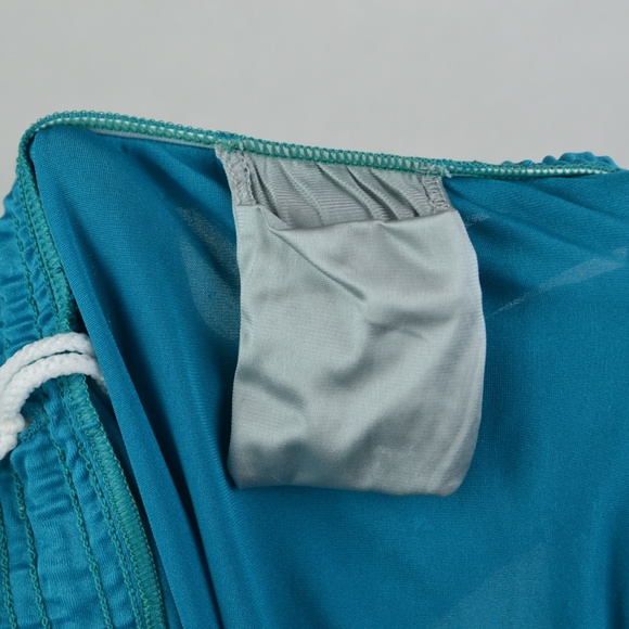 Vintage Nike Running Tights Track Pants Teal Black Purple Unisex size Large - Picture 5 of 11